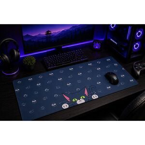 Extra Large Cat Mouse Pad 35.5" x 15.5" Desk Mat Gaming Keyboard Mouse Mat